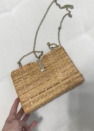 Чудова сумка zara з рафії