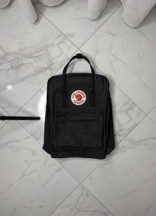 Оригінальний міський рюкзак fjallraven kanken чорний класика