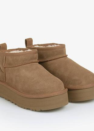 Уггі brown classic ultra mini platform boots 31/32 розмір