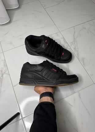Кросівки globe fusion black/red y2k skater чорні 46 р. (30 см)