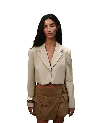 Короткий жакет , короткий піджак жіночий zara s