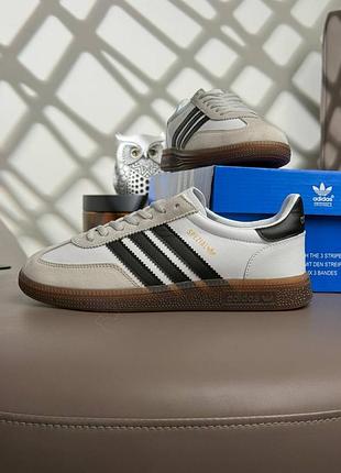 Adidas spezial white black beige