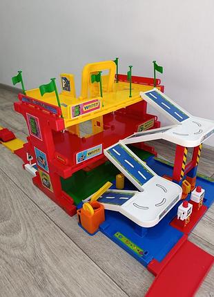 Паркінг wader 50400 kid cars 3d, 3 рівні, ліфт, траса 3 м, б/у