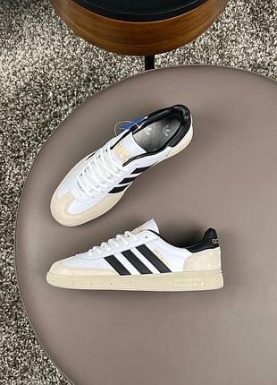 Adidas spezial white beige black