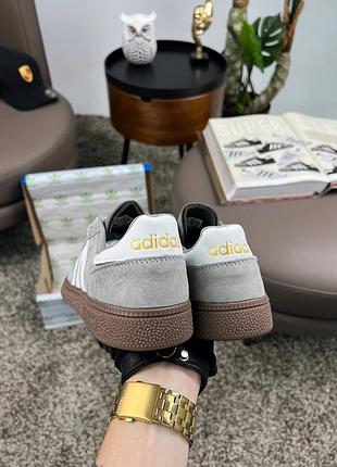 Adidas spezial light grey white 5
