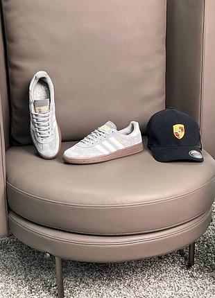 Adidas spezial light grey white 3