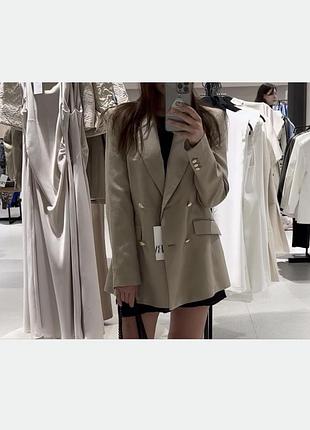 Льняний піджак zara