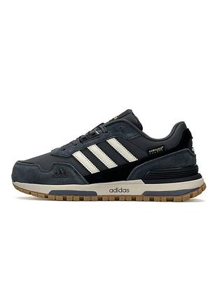 Мужские кроссовки adidas zx 750 grey black white