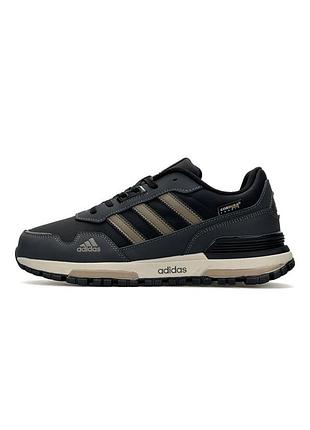 Мужские кроссовки adidas zx 750 grey black mocco