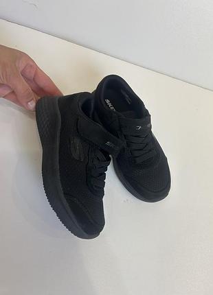 Кросівки для хлопчика чорні skechers 28р.