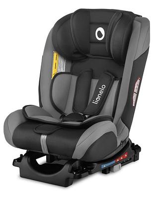 Автокрісло lionelo sander isofix 0 - 12 років 0 - 36 кг сіре