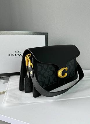 Сумка coach tabby black/blue