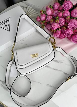 Сумка guess седло черная
