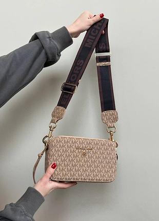 Сумка michael kors snapshot бежева