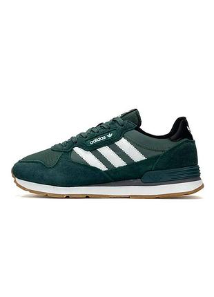 Мужские кроссовки adidas treziod 2.0 green white