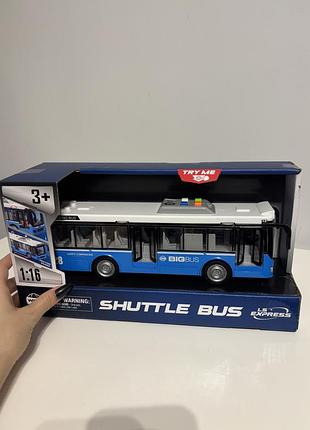 Автобус блакитний звуковий