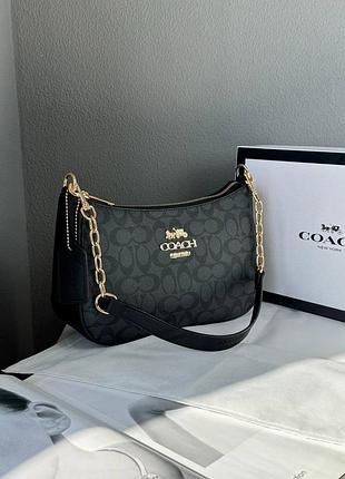 Сумка coach black/blue 4