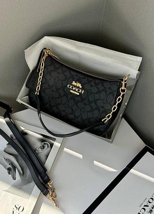 Сумка coach black/blue 6
