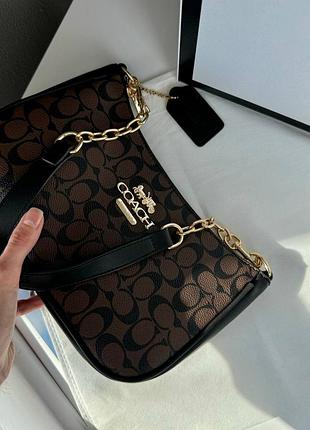 Сумка coach black/brown 6