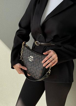 Сумка coach black/brown 7
