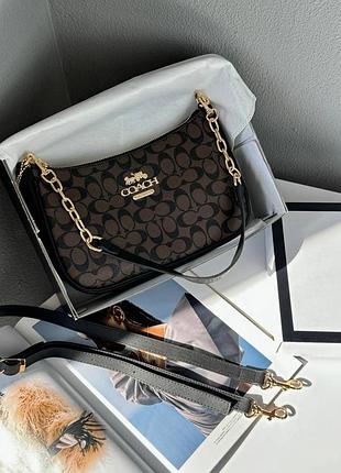 Сумка coach black/brown 8
