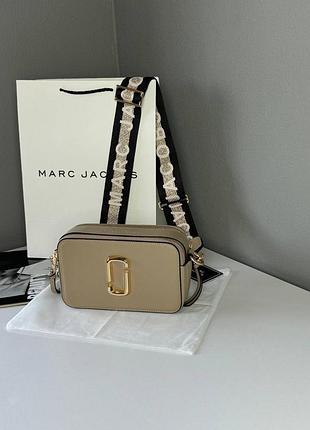 Сумка marc jacobs the snapshot beige