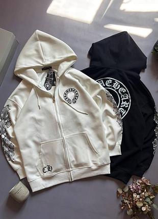 🌐chrome hearts зіп худі