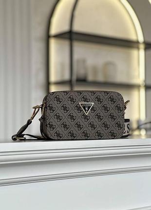 Сумка guess zippy snapshot grey