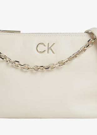 🤍 сумка calvin klein ck молочного цвета