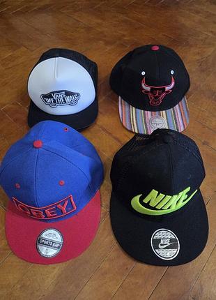 Кепка, снепбек nike mitchel ness Реперка new era obey vans