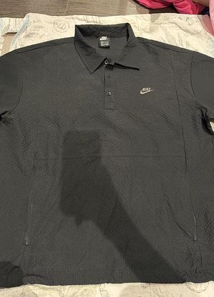 Nike футболка polo xxl  пог 65, длина 74, пот 64с карман на животе на модницях