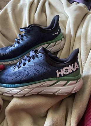 Бігові кросівки hoka one one clifton 7 moonlit ocean • розмір 45.5 (оригінал)