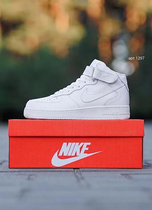Кросівки 36-45 nike air force 1 high white