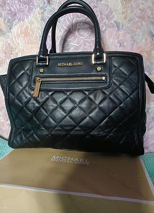 Michael kors кожаная сумка