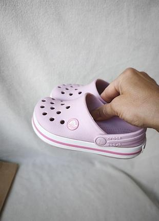 Детские шлепанцы сабо кроксы crocs р. c 9 - р. 25-26 по стельке 16 см
