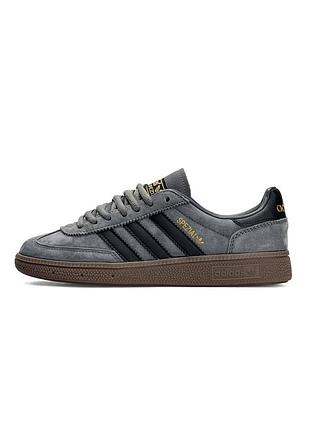 😍 женские кроссовки adidas spezial grey black