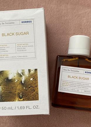 Туалетна вода korres black sugar