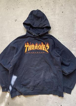 Оригінальне чоловіче худі thrasher flame logo hoodie