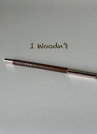Fenty beauty - trace’d out pencil lip liner, i woodn’t - олівець для губ, 1.24 g