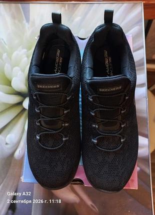 Кросівки жіночі skechers kw5335 роз 37.5, чорний
