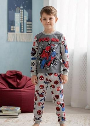 Пижама трикотаж человек паук мальчик пижама