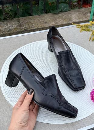 Туфли лоферы натуральная кожа gabor 37,5р