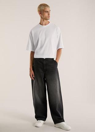 Джинсы багги bershka skater jeans 
оригинал