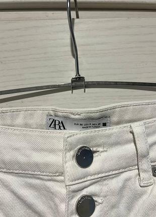 Джинси zara білі