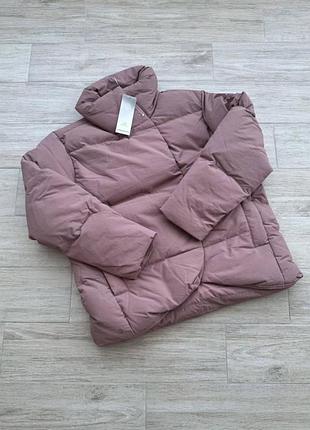 Оригинальн! сша! женские пуховики adidas big baffle jacket hn9936 куртки в новом состоянии
