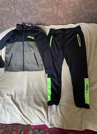 Спортивний костюм fila pro на флісі (олімпійка + штани)