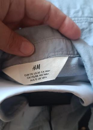 Джинсовая рубашка h&m оригинал 3