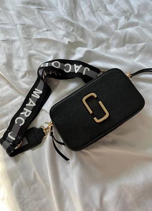 Сумка marc jacobs the snapshot black gold