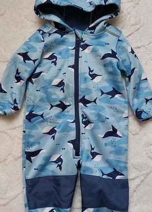 Комбінезон демісезонний lupilu 74 / 80 softshell