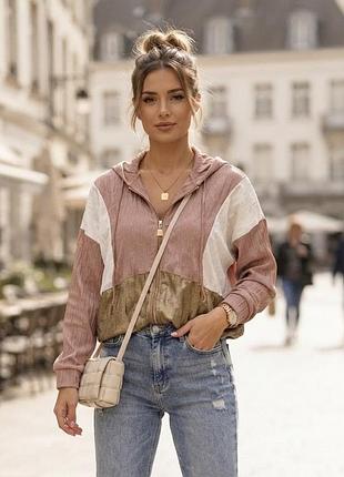 Блискучий бомбер кофта на змійці віскоза zara